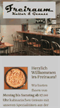 Mobile Screenshot of cafefreiraum.de